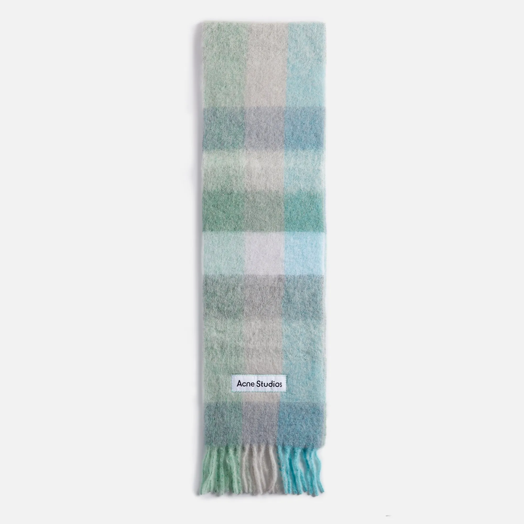 Acne Studios Vally Scarf - Turquoise / Green