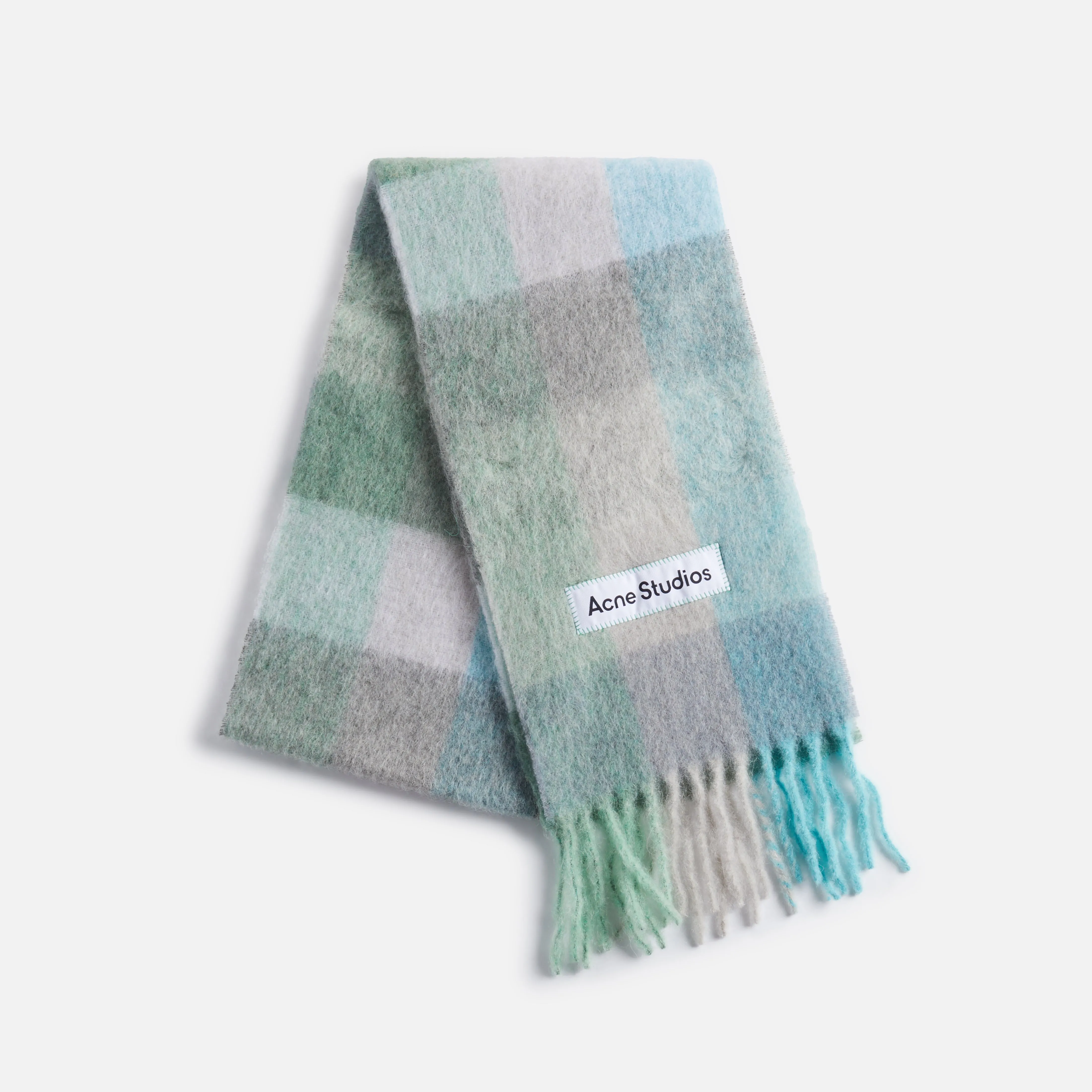 Acne Studios Vally Scarf - Turquoise / Green