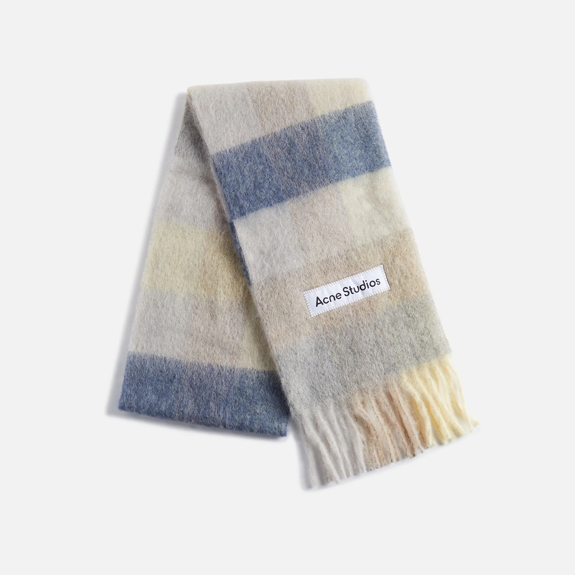 Acne Studios Vally Scarf - Vanilla / Beige / Lavender