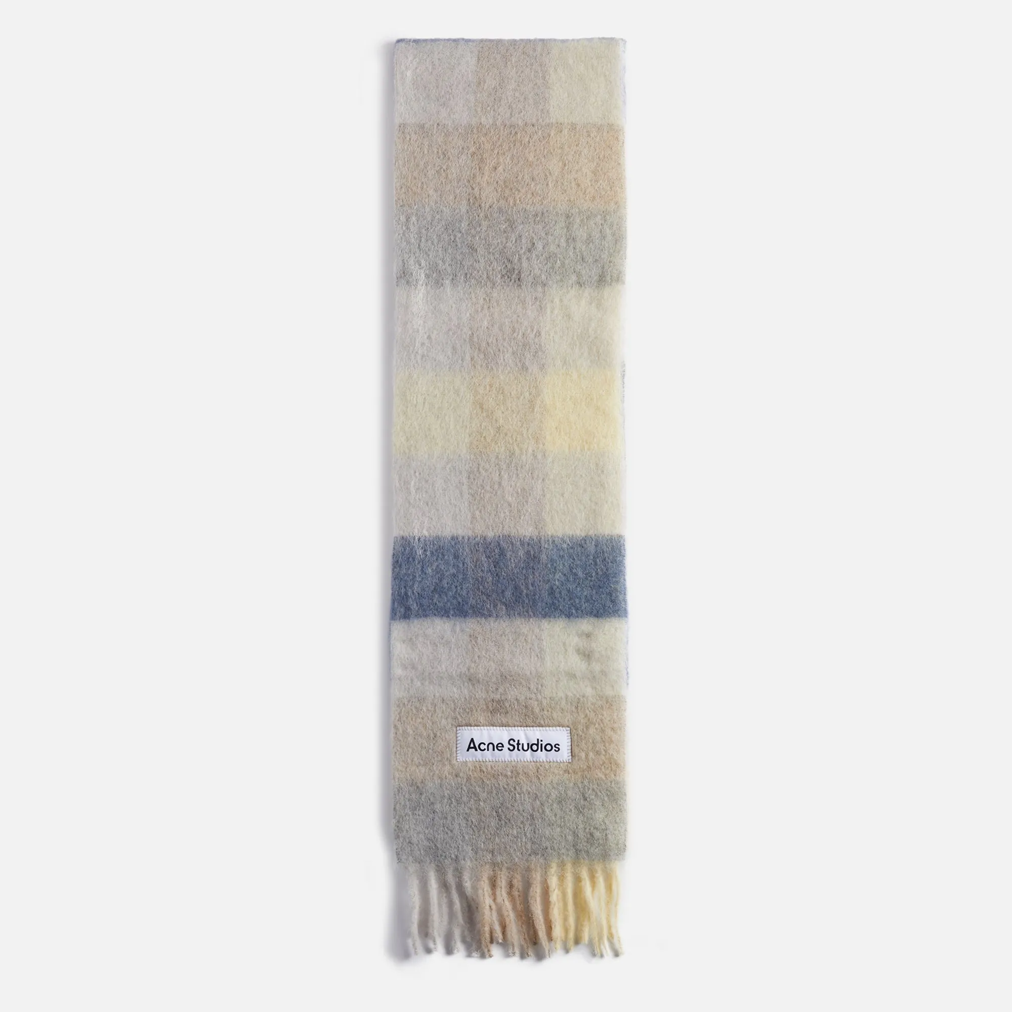 Acne Studios Vally Scarf - Vanilla / Beige / Lavender