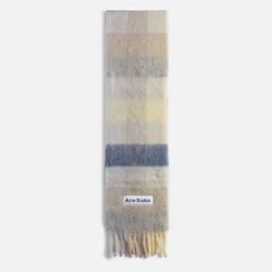 Acne Studios Vally Scarf - Vanilla / Beige / Lavender