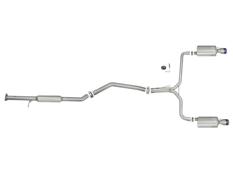 aFe Takeda 2.5-1.75in 304 SS Cat-Back Exhaust System 13-17 Honda Accord LX / EX / EX-L L4-2.4L