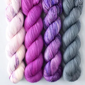 Amethyst Crystal, Awaken, Balloon Animals, Purple Mountains - Yummy 2-Ply Quartet - Babette