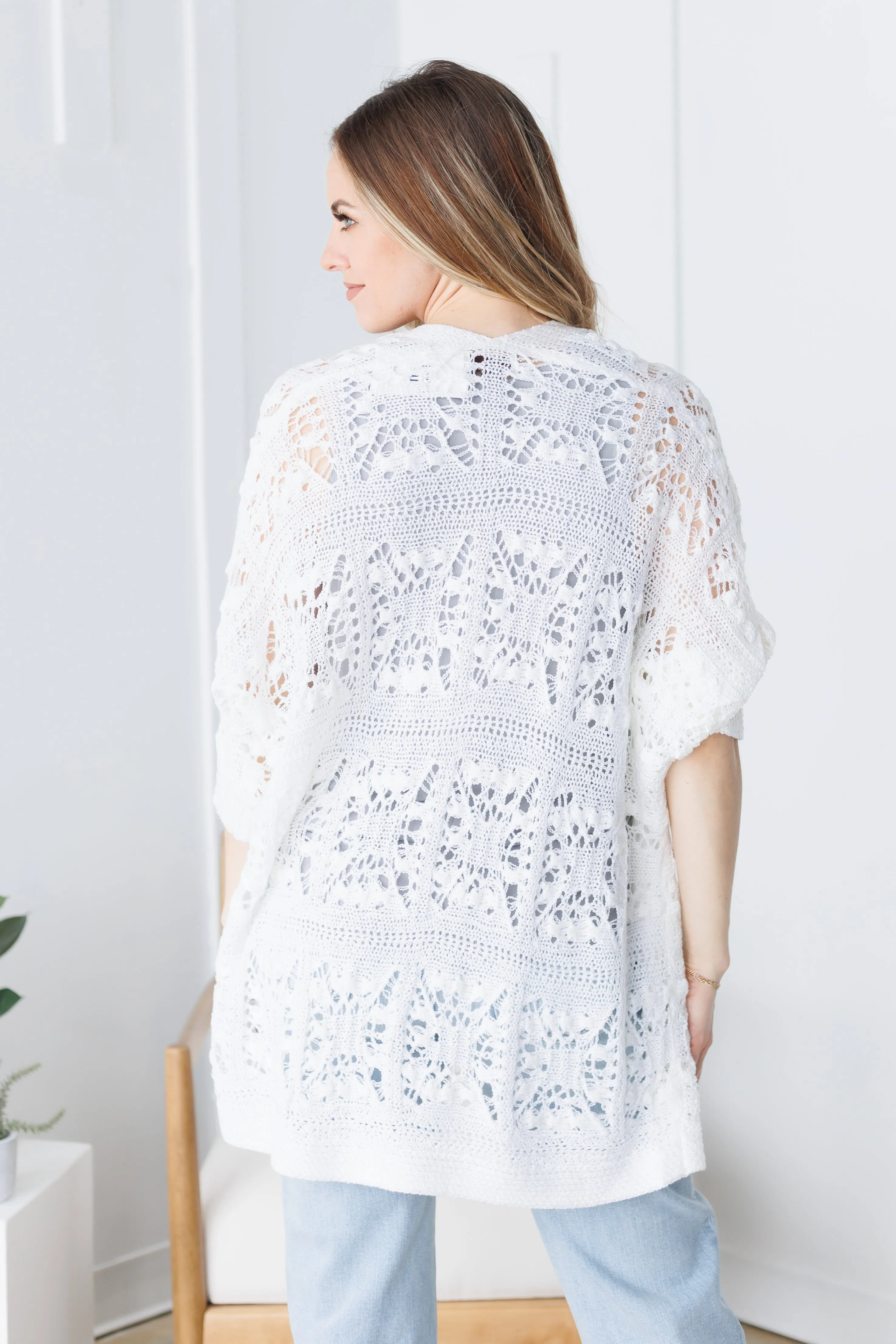 Atlas Crochet Knit Cardigan