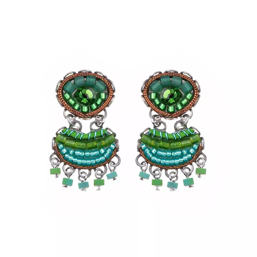 Ayala Bar Grassland Hues Of Green Hillari Earrings