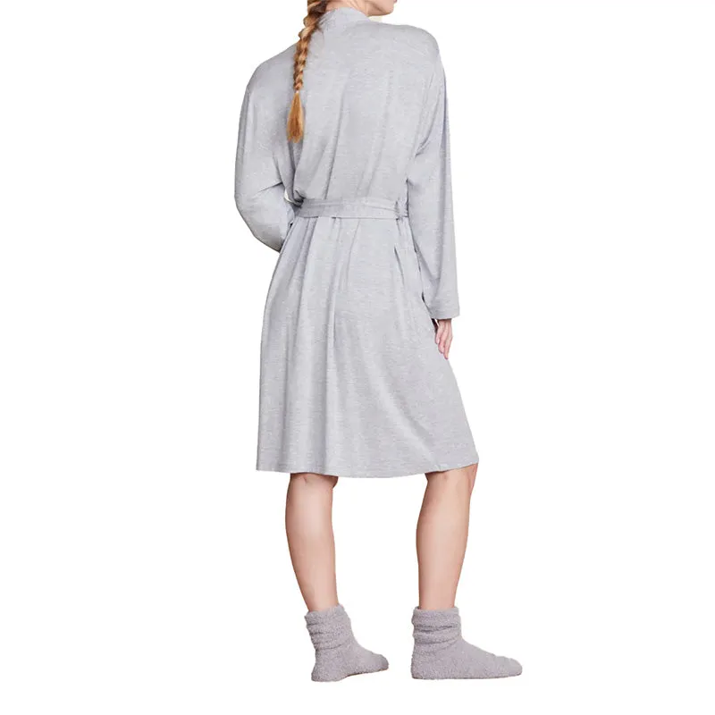 BAREFOOT DREAMS | Malibu Collection Soft Jersey Short Robe