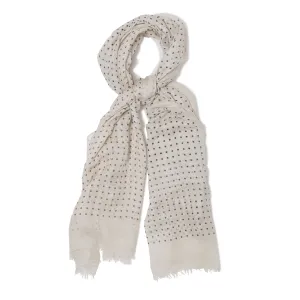 Bicolor Dots Print Scarf