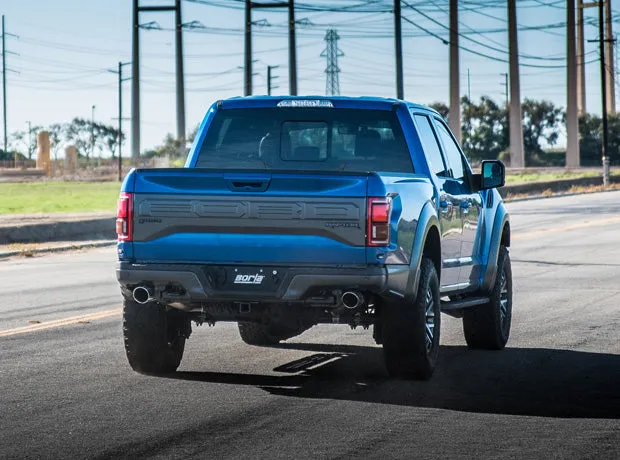 Borla 3" Tailpipe Assembly with Polished Tips - 2017-2020 Ford Raptor