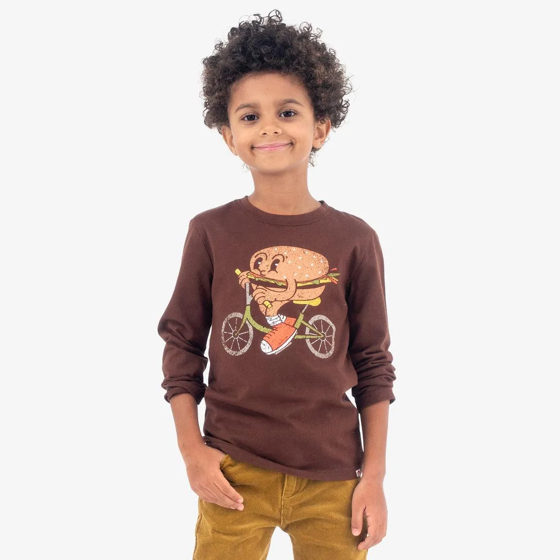 Boys Tee | Fast Food Long Sleeve Tee | Appaman