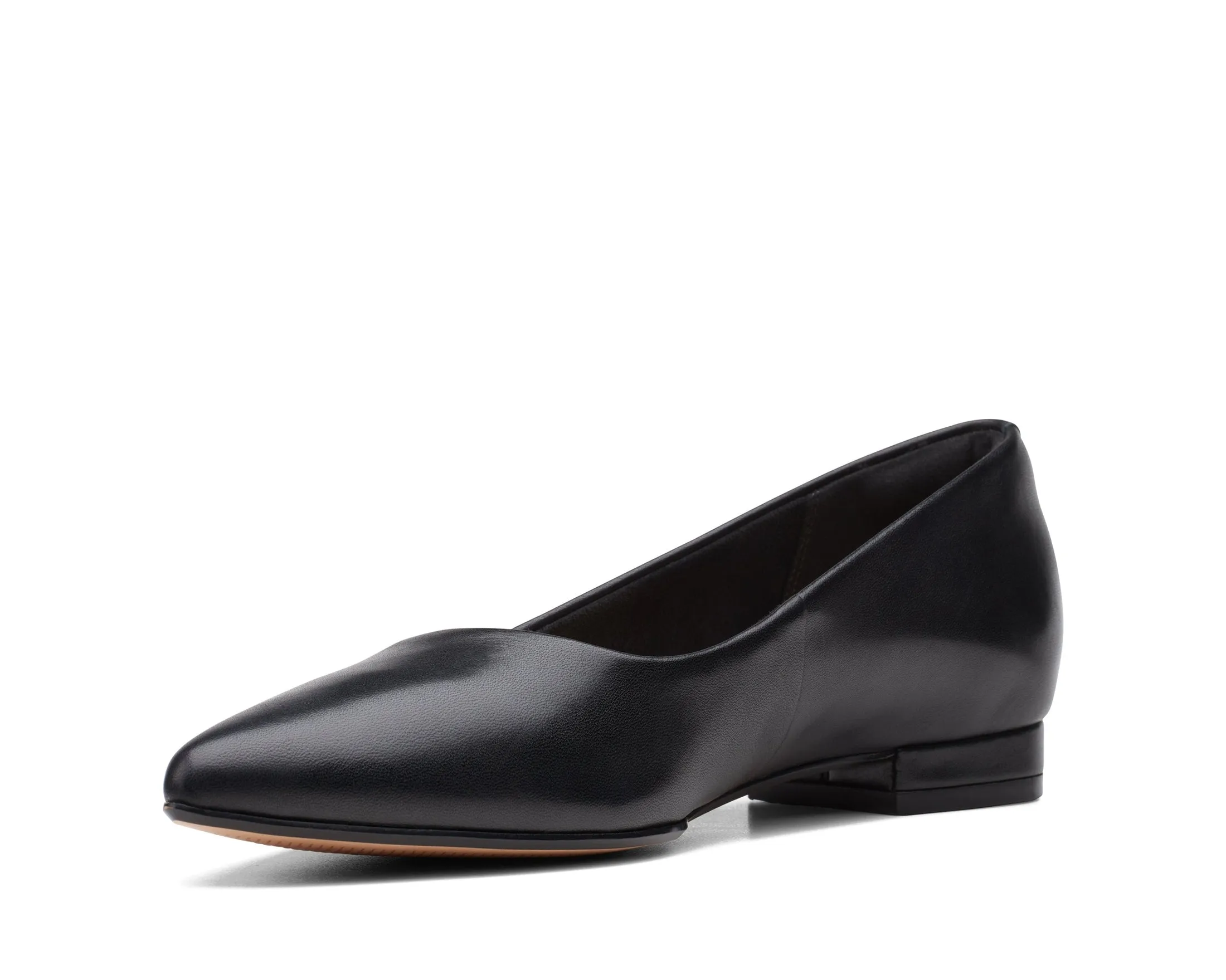 Clarks Laina15 Step Black Leather