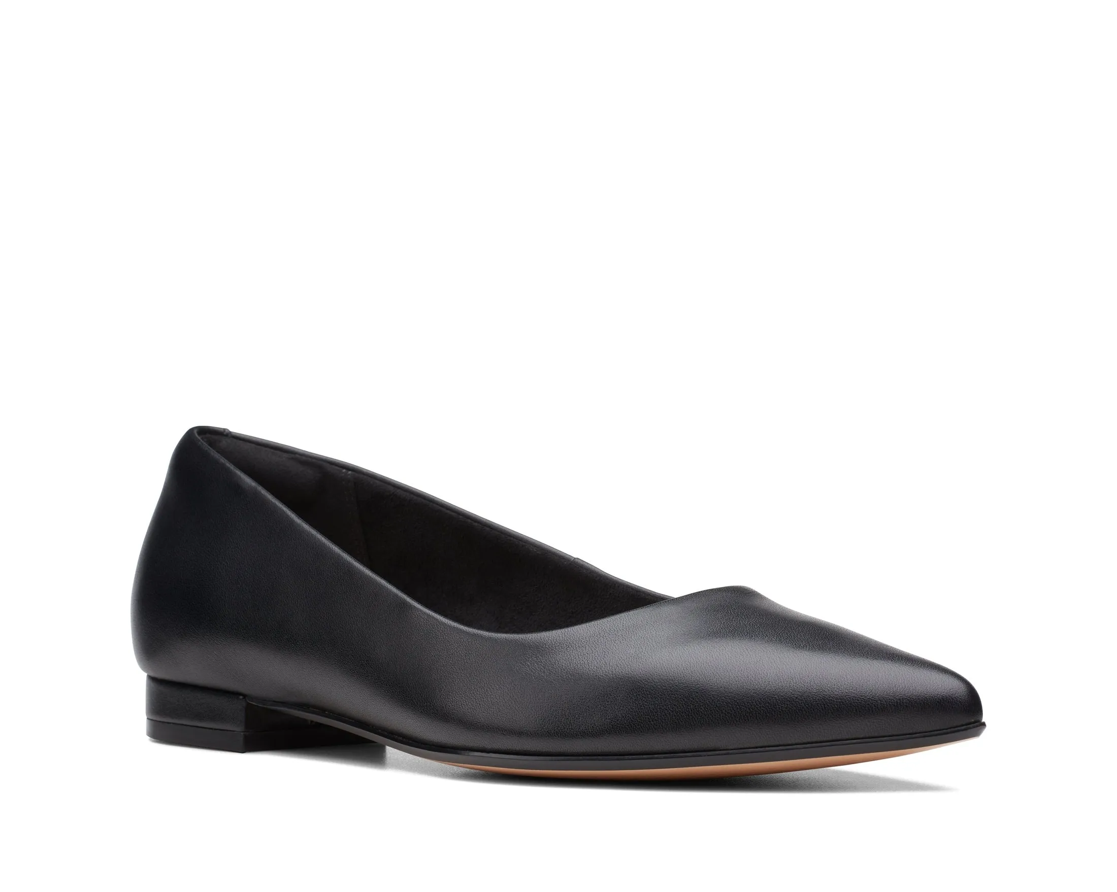 Clarks Laina15 Step Black Leather