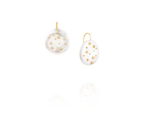 (Copy) Freshwater Coin Pearl Camelot Earrings