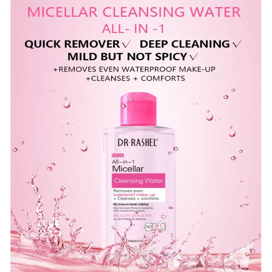 Dr. Rashel All-in-1 Micellar Cleansing Water (Pink) 110ml