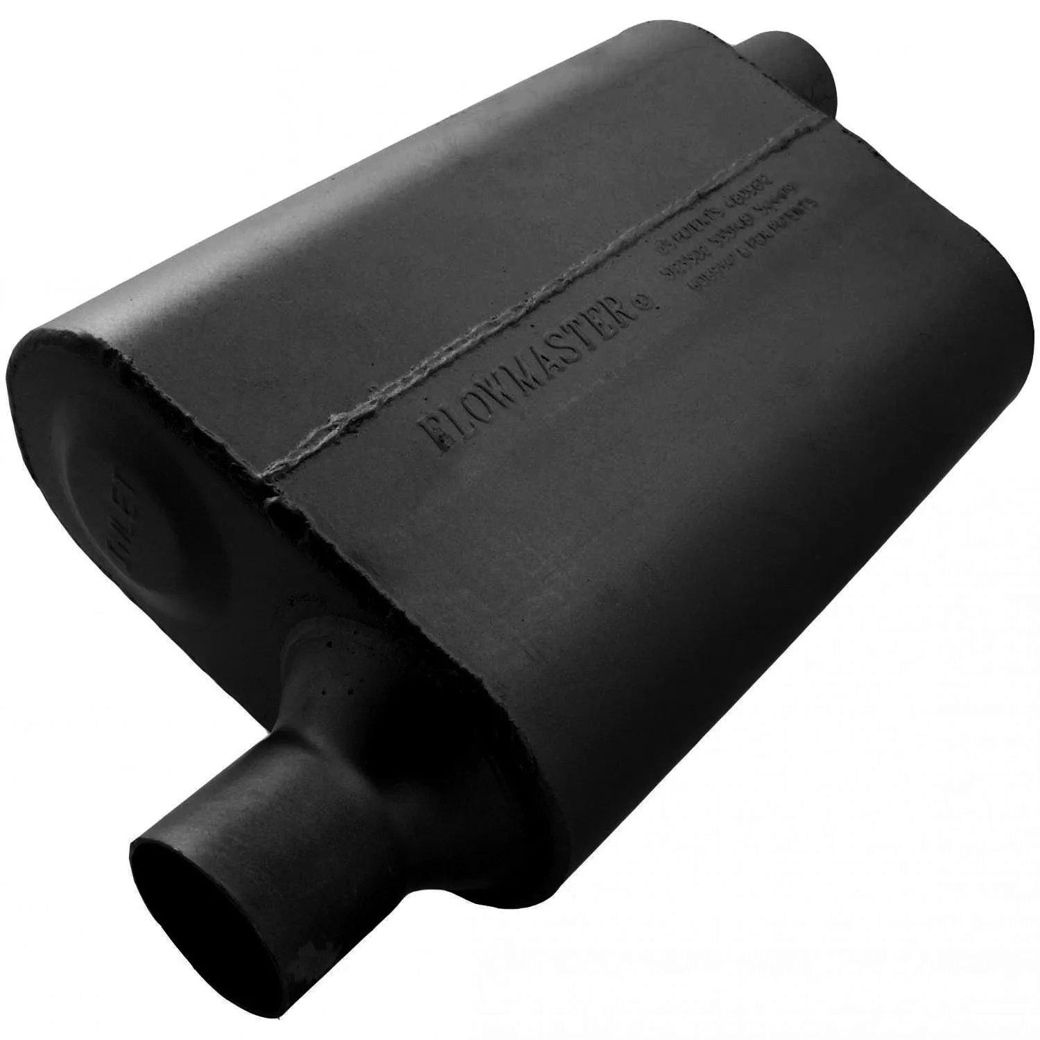 Flowmaster 40 Series Delta Flow Muffler - 2.25" Offset - Inlet / 2.25" Opposite Side Offset Outlet