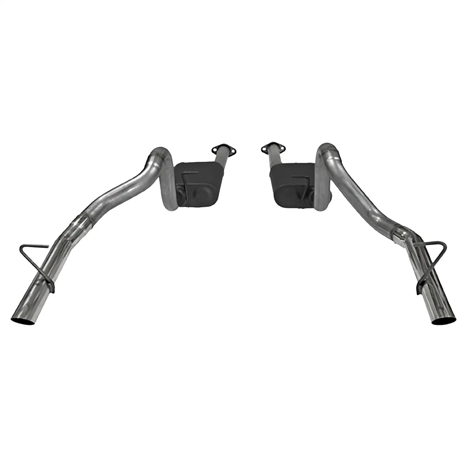 Flowmaster American Thunder Cat-Back Exhaust System - 2-1/2 in Tailpipe - 2-1/2 in Tips - Ford Mustang 1986-93