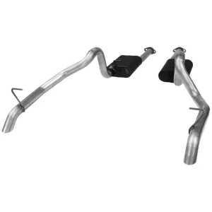 Flowmaster American Thunder Cat-Back Exhaust System - 2-1/2 in Tailpipe - GT - Ford Mustang 1986-93