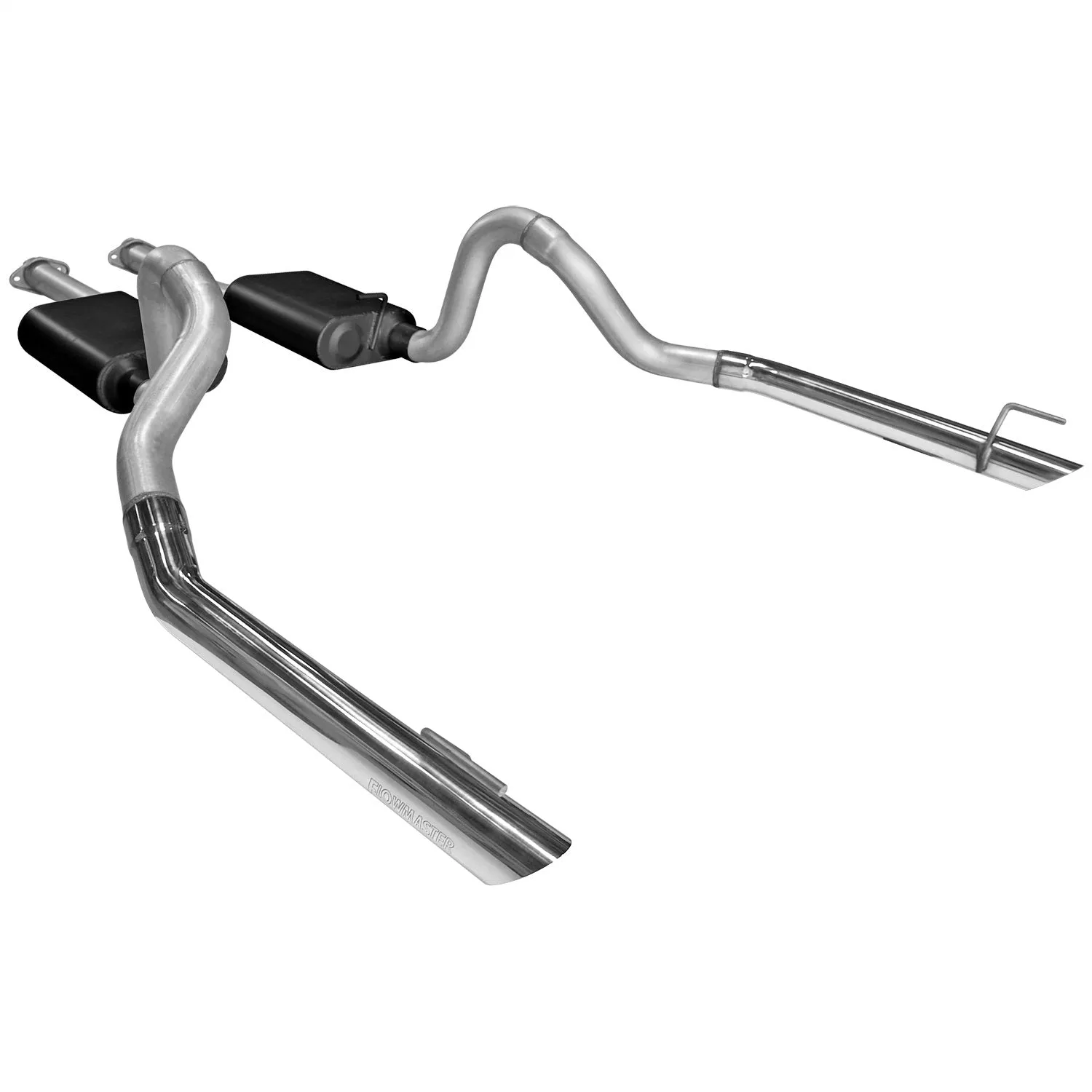 Flowmaster American Thunder Dual Exhaust System - 1998 Ford Mustang, GT/Cobra 4.6L