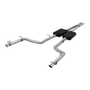 Flowmaster American Thunder Exhaust System Cat Back 2-1/2" Tailpipe 2-1/2" Tips - Stainless