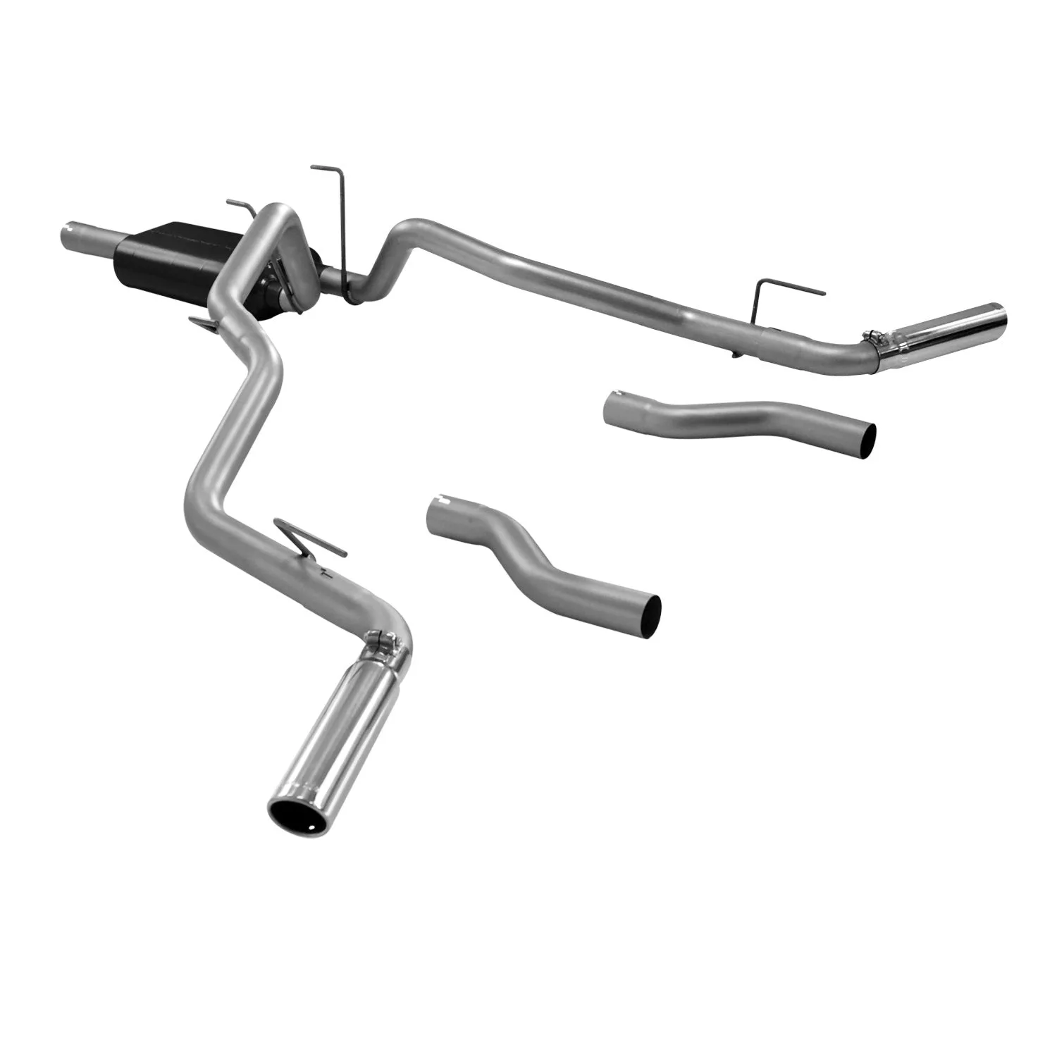 Flowmaster American Thunder Exhaust System Cat Back 2-1/2" Tailpipe 3" Tips - Steel