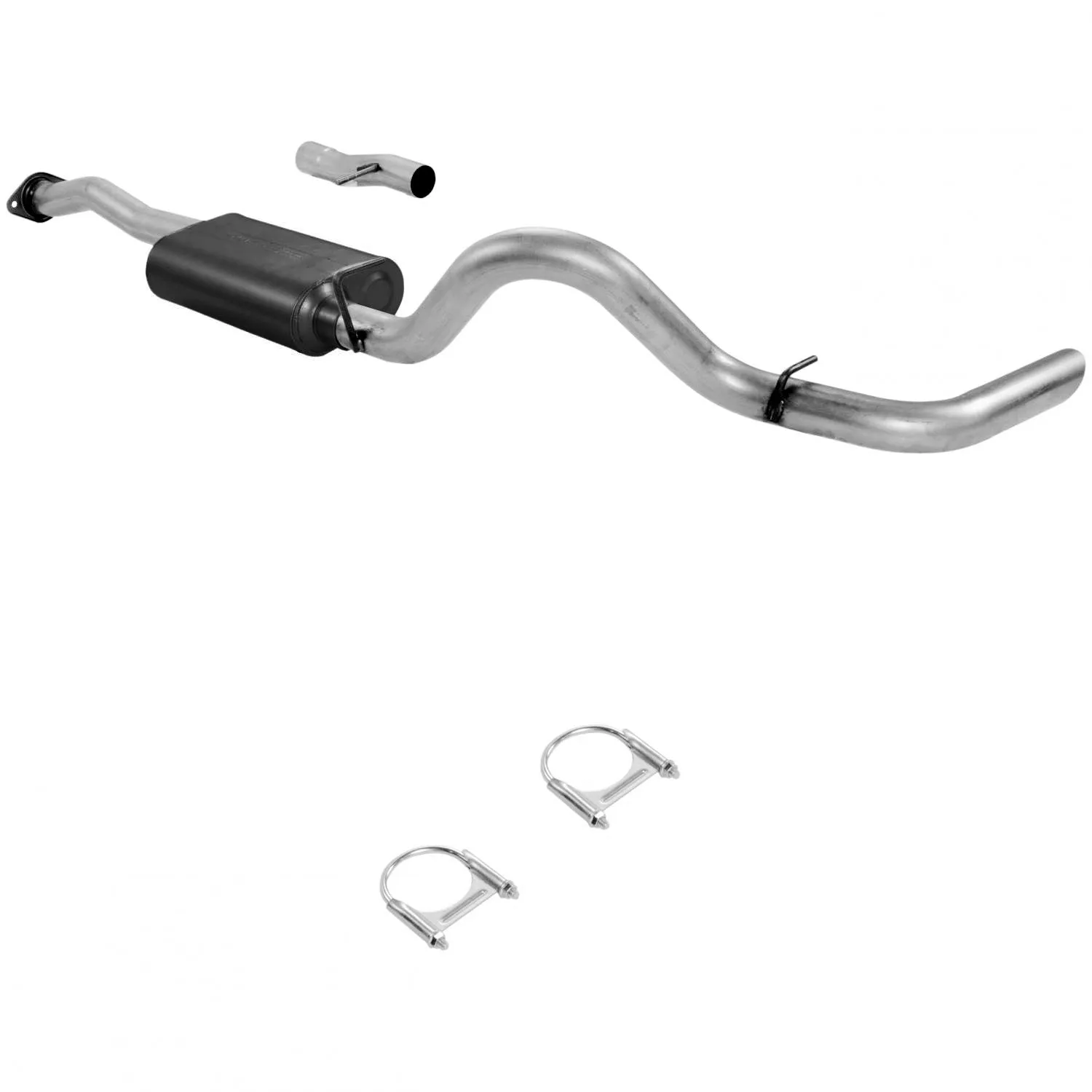 Flowmaster American Thunder Single Exhaust System - 1992-95 Chevy Blazer/GMC Jimmy 5.7L