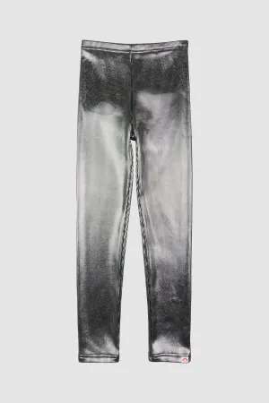 Girls Bottoms | Silver Illusion Legging | Appaman