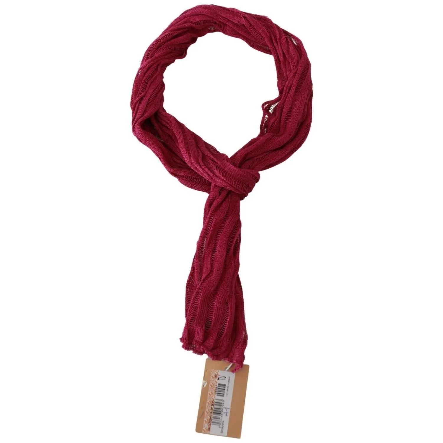 John Galliano Bordeaux Elegance Foulard Shawl Scarf