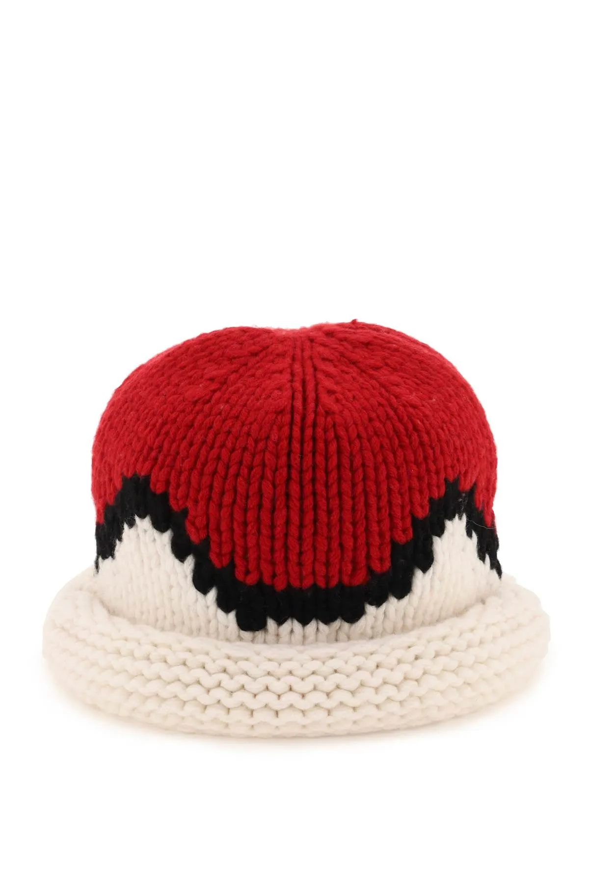 Kenzo jacquard knit beanie hat