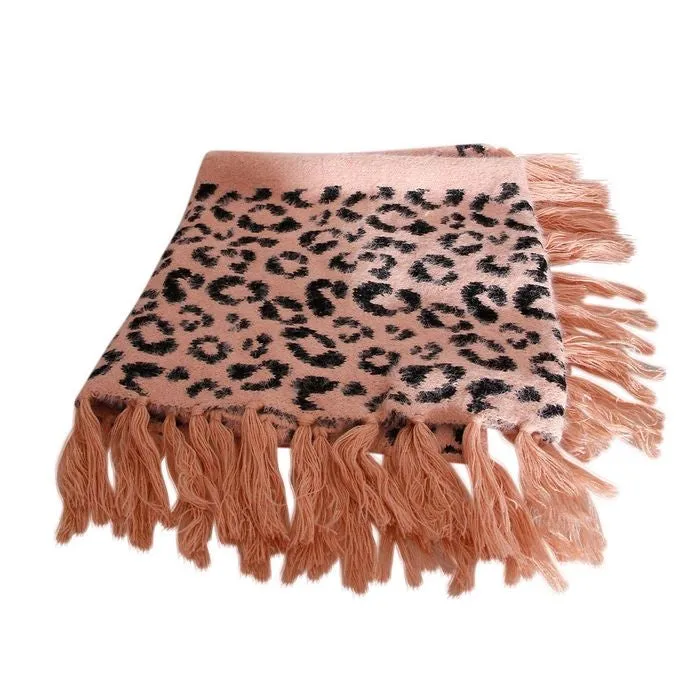 Leopard Eyelash Poncho