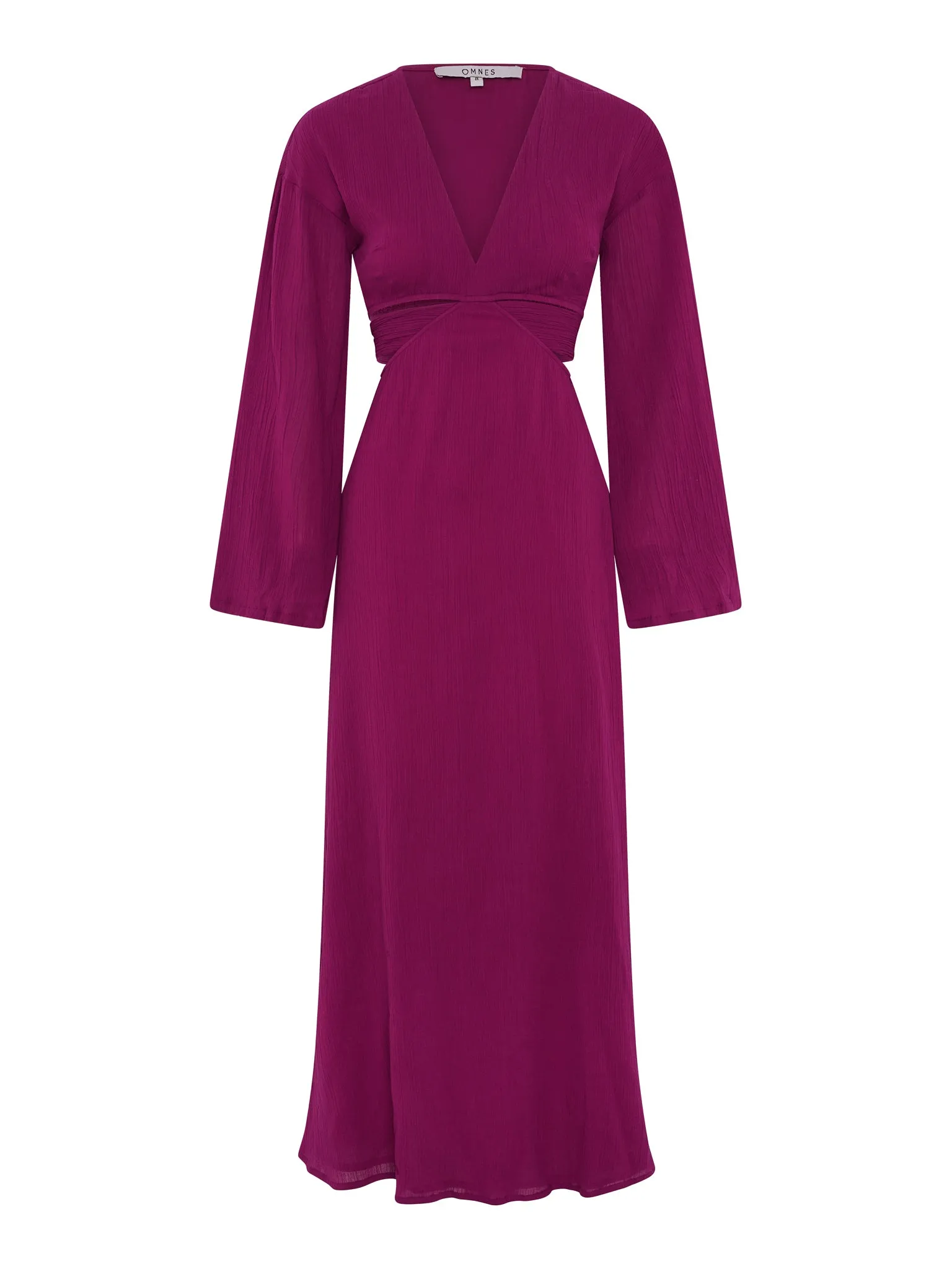 Orla Cut Out Maxi Dress in Purple