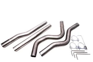 PLM Stainless Steel Cat-Back Exhaust Piping Kit 3" - Honda EG EK DC2