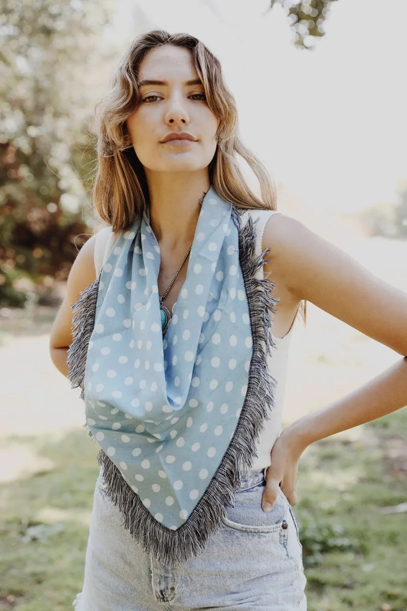 Polkadot Triangle Bandana