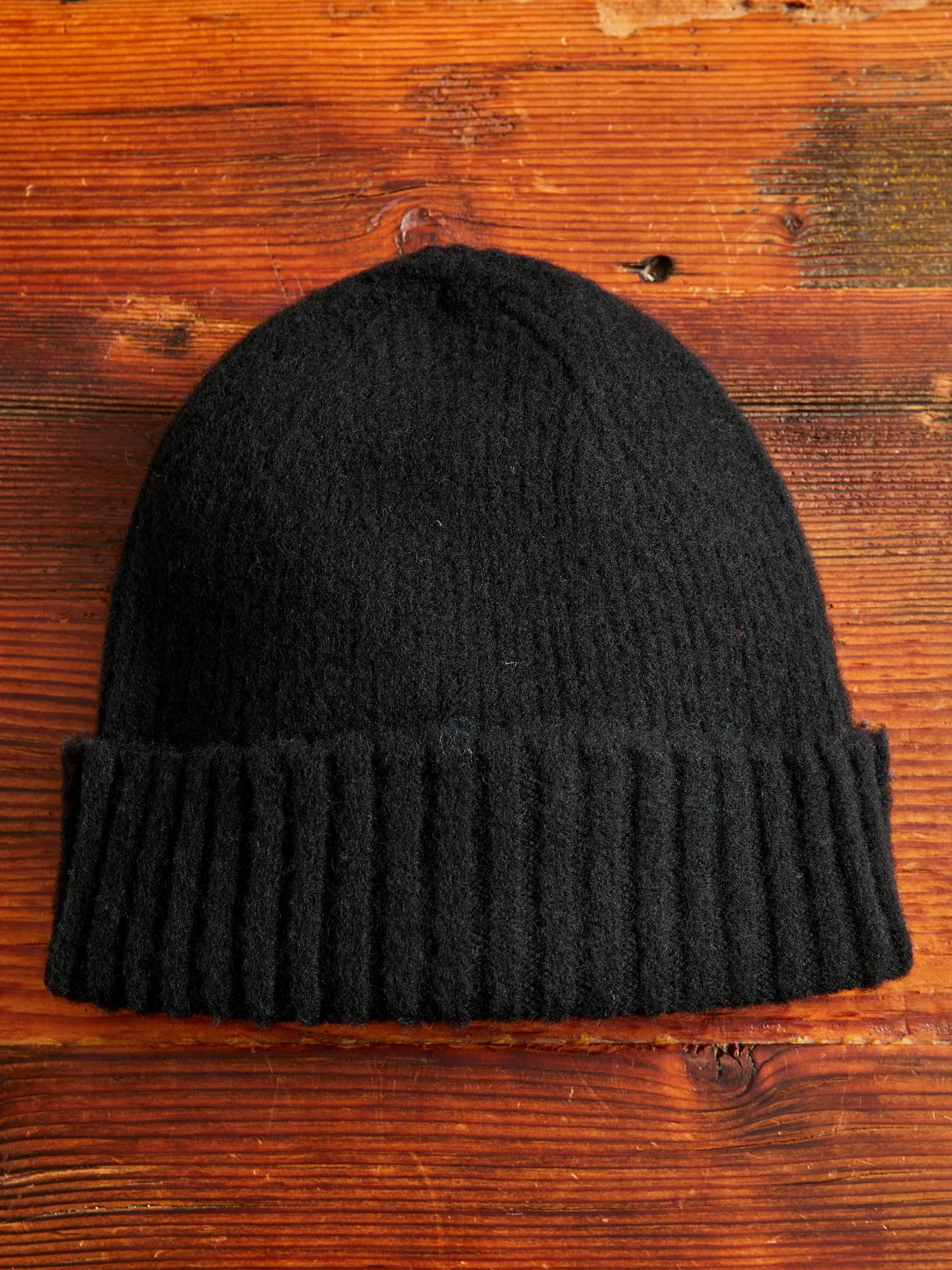 "King Jammy" Wool Beanie in Black