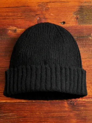 "King Jammy" Wool Beanie in Black