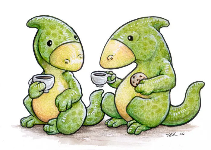 Saurian Sweethearts Prints