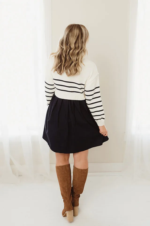 Sweater Combo Dress