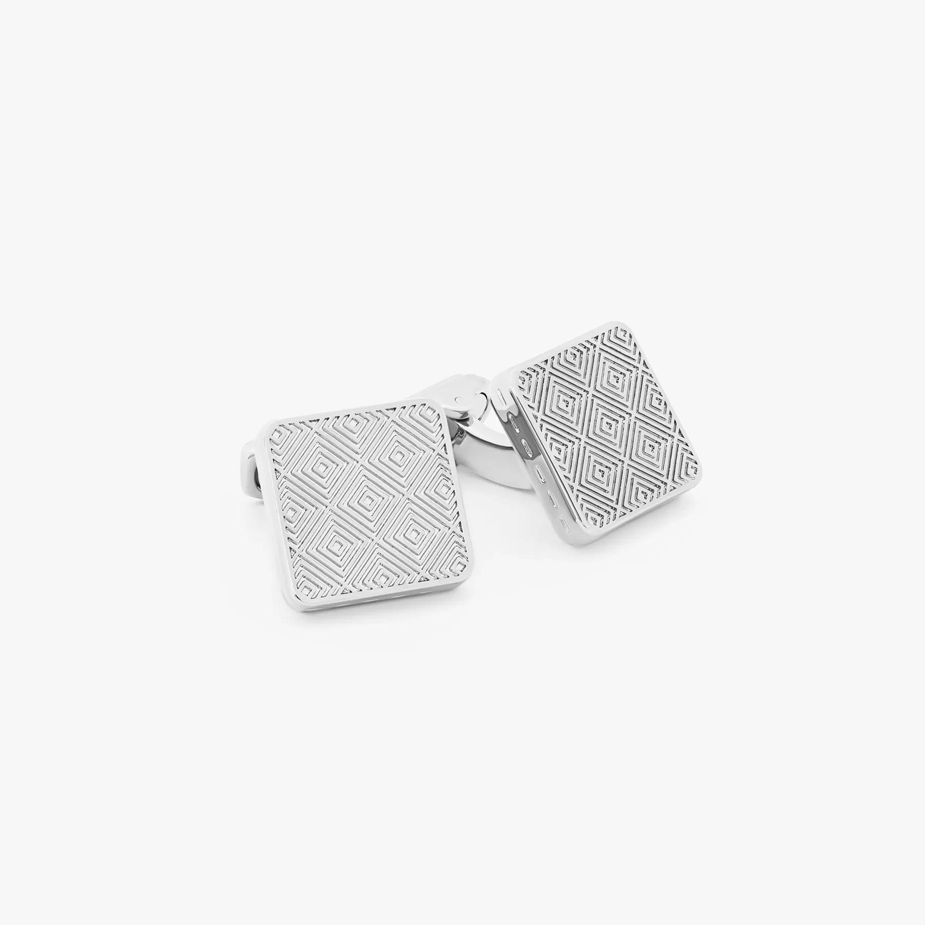 Thompson Silver Palladium Plated Metalico Energy Cufflinks