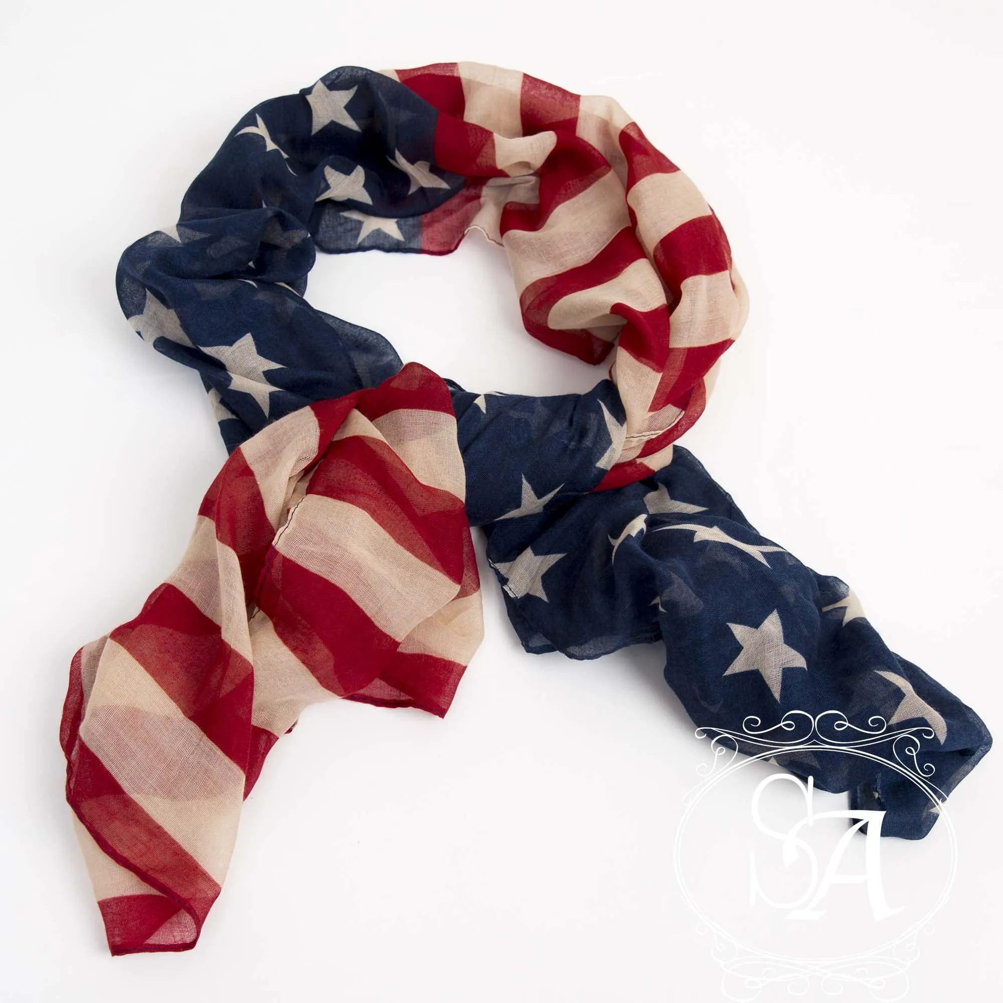 Vintage Flag Scarf