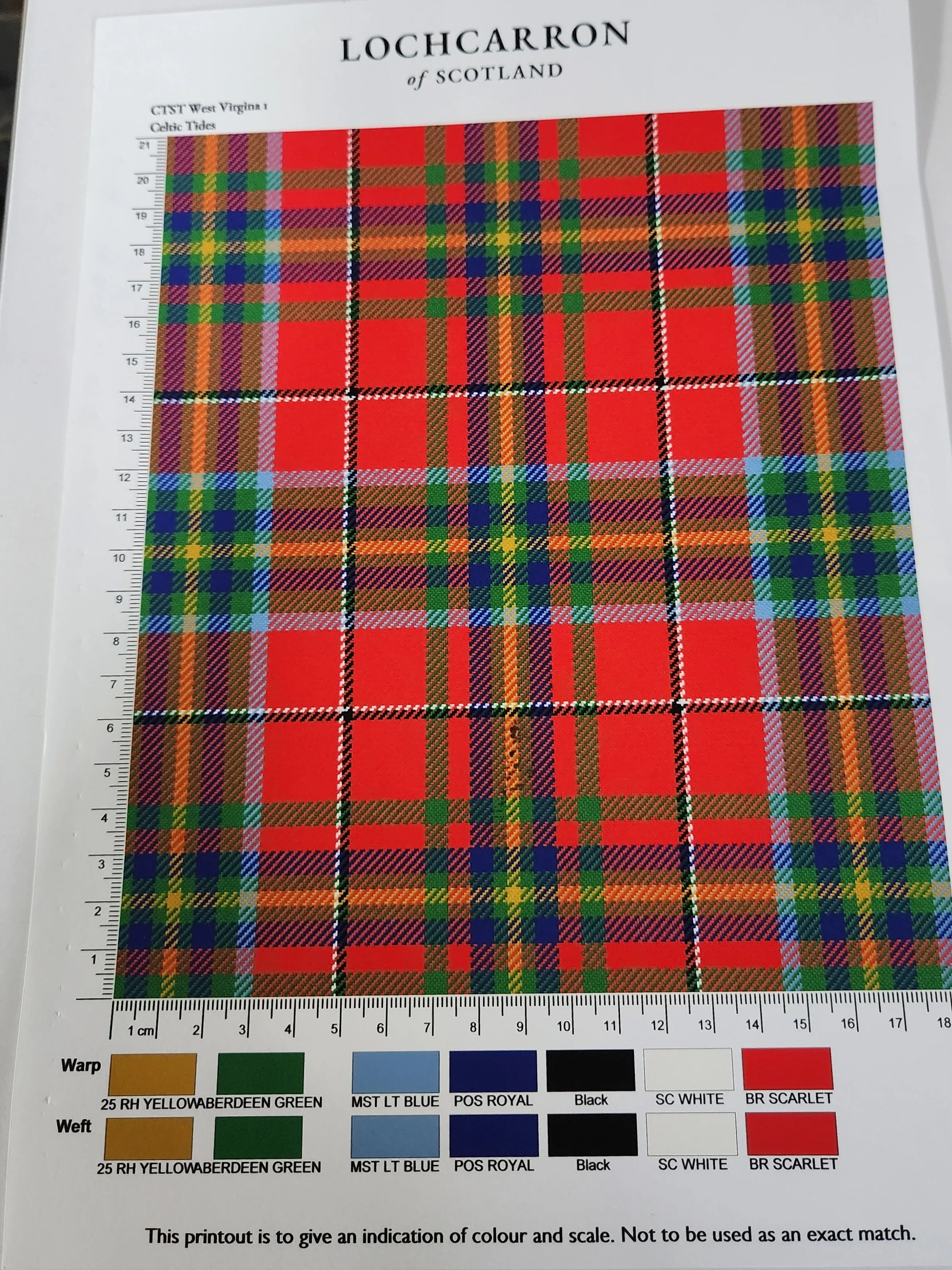 West Virginia Tartan