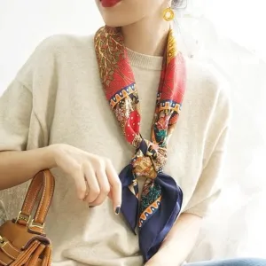 Women Fashion Scarves 100% Silk Scarf