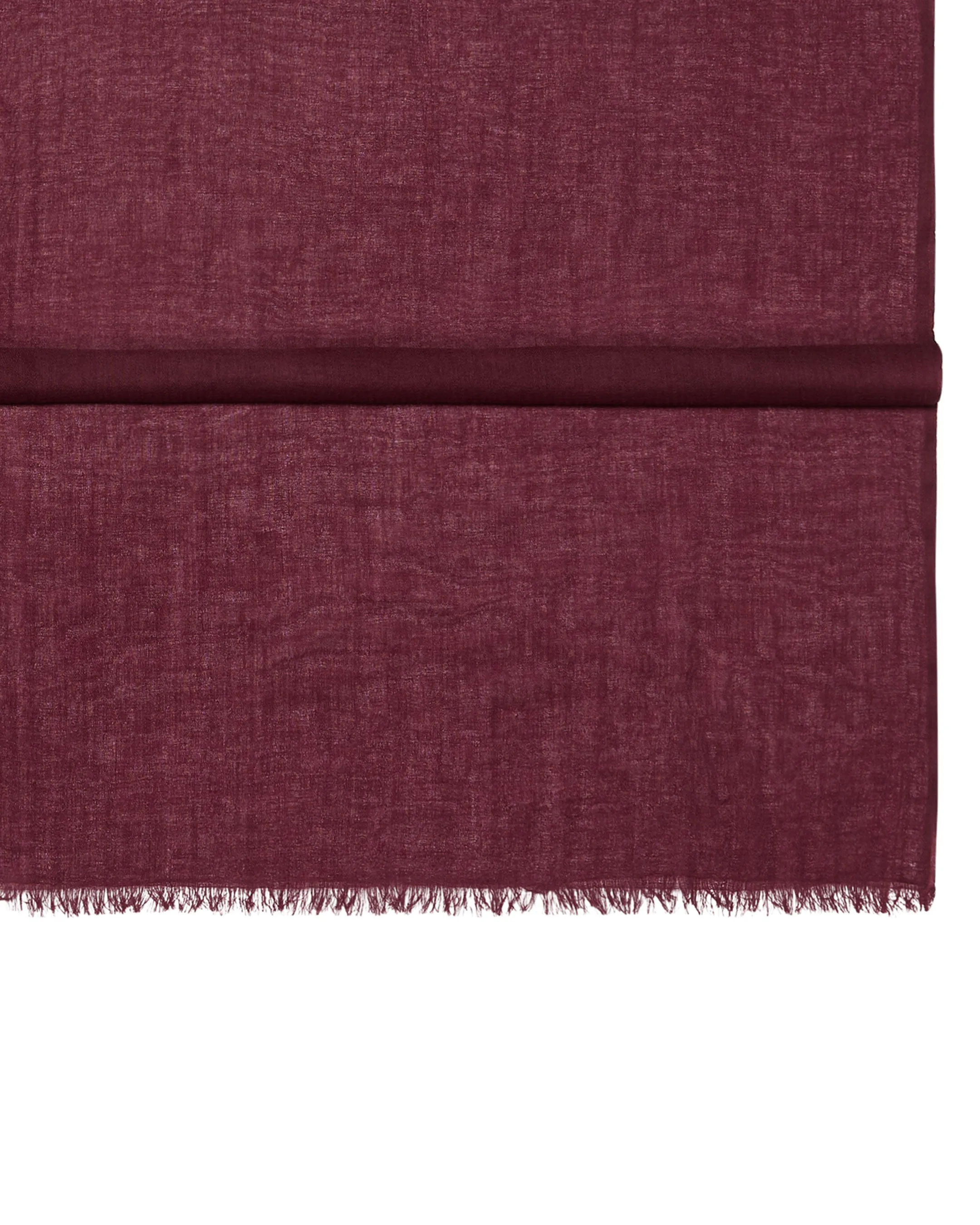 Women's Ultrafine Pashmina Cashmere Shawl Claret Red