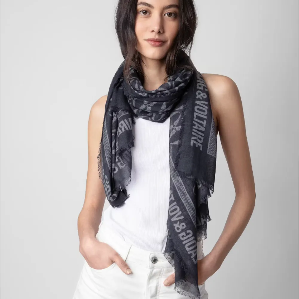 Zadig & Voltaire Delta Rock Scarf - Road